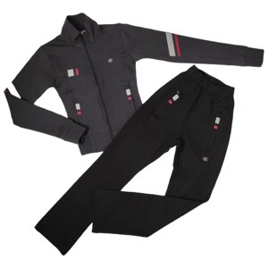 Комплект одежды , олимпийка и брюки, спортивный стиль, размер 128, серый