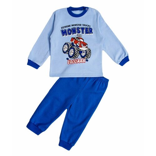 Комплект одежды РиД - Родители и Дети, размер 68-74, синий