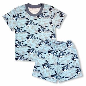Комплект одежды ROKAKIDS, размер 56/104, синий, голубой