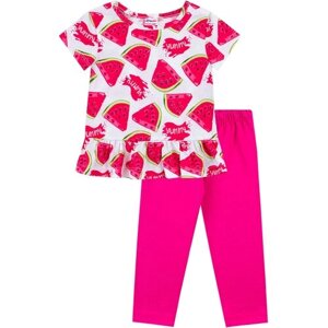 Комплект одежды YOULALA для девочек, блуза и бриджи, повседневный стиль, размер 92, розовый