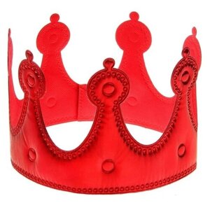 Корона "Принцесса" красная 332188