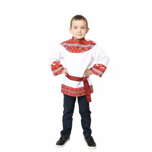 Косоворотка для мальчика русский народный костюм мезень