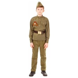 Костюм детский Солдат прямые брюки (98)