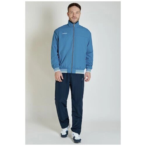 Костюм FORWARD, олимпийка и брюки, силуэт прямой, карманы, подкладка, размер XL, синий