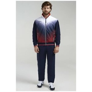 Костюм FORWARD, олимпийка и брюки, силуэт прямой, подкладка, размер XS, синий