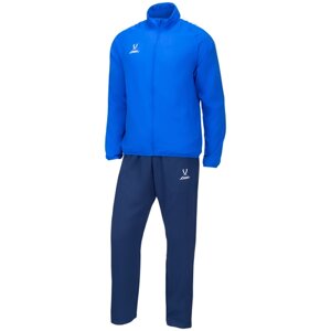 Костюм Jogel, олимпийка и брюки, силуэт прямой, карманы, подкладка, размер M, синий