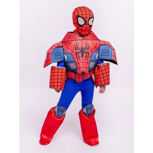 Костюм Мех Страйк: Человек паук (9040 к-23), размер 146, цвет мультиколор, бренд Пуговка