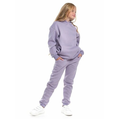 Костюм Mini Maxi для девочек, толстовка и брюки, размер 98, фиолетовый