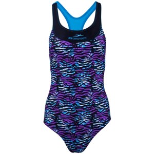 Купальник гимнастический 25DEGREES , размер 28 , фиолетовый, голубой