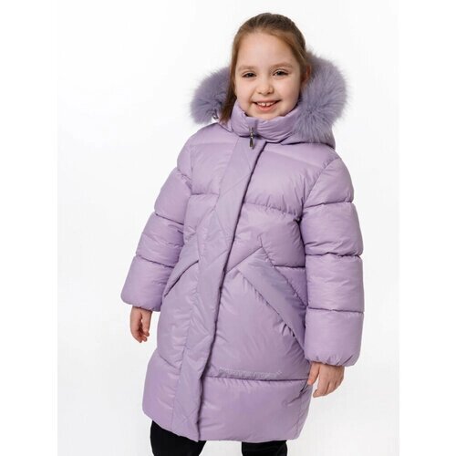 Куртка АКСАРТ зимняя, размер 104, фиолетовый