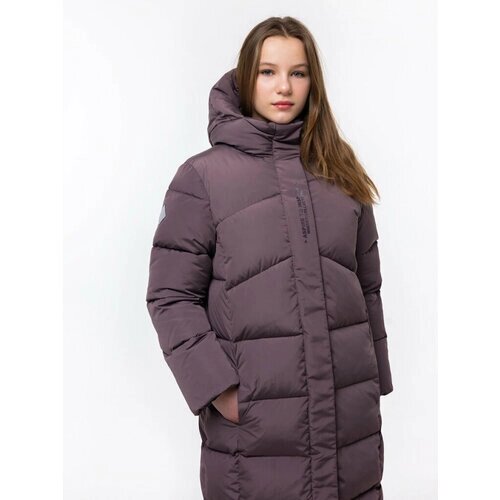 Куртка АКСАРТ зимняя, размер 164, коричневый