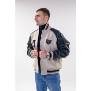 Куртка Armani Exchange, размер 54 XXL, бежевый