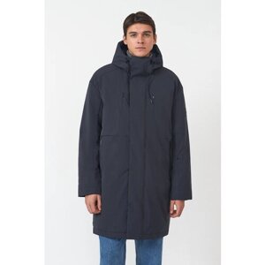 Куртка Baon, демисезон/зима, силуэт прямой, утепленная, капюшон, внутренний карман, карманы, манжеты, водонепроницаемая, размер S, черный