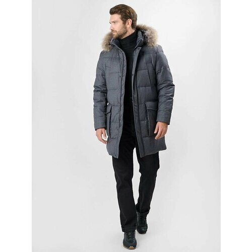 Куртка Bazioni, демисезон/зима, размер 54, серый