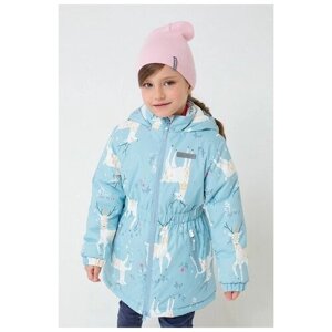 Куртка crockid для девочек, демисезон/зима, размер 92, голубой
