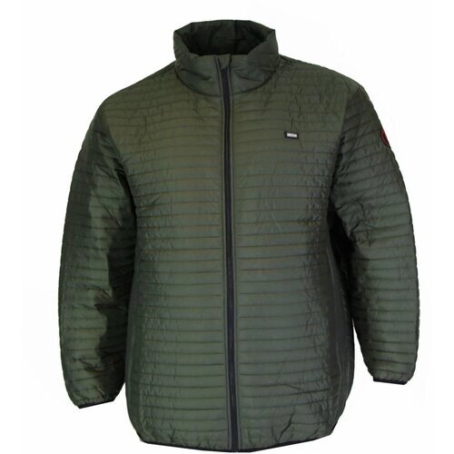 Куртка , демисезон/зима, силуэт прямой, размер 3XL (64), зеленый