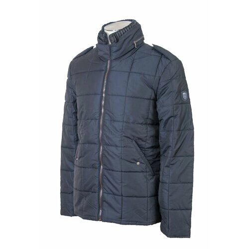 Куртка , демисезон/зима, силуэт прямой, утепленная, размер l, синий