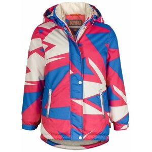 Куртка KISU, демисезон/зима, размер 110, розовый