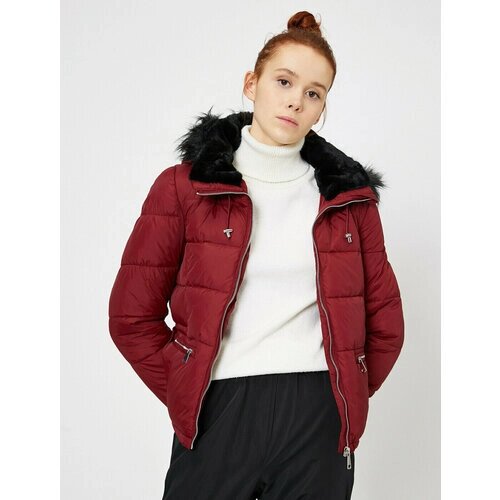 Куртка KOTON, размер 40, бордовый