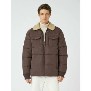 Куртка KOTON, размер XL, коричневый