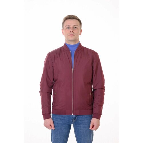 Куртка LEXMER, силуэт прямой, карманы, манжеты, водонепроницаемая, размер 56/188, бордовый