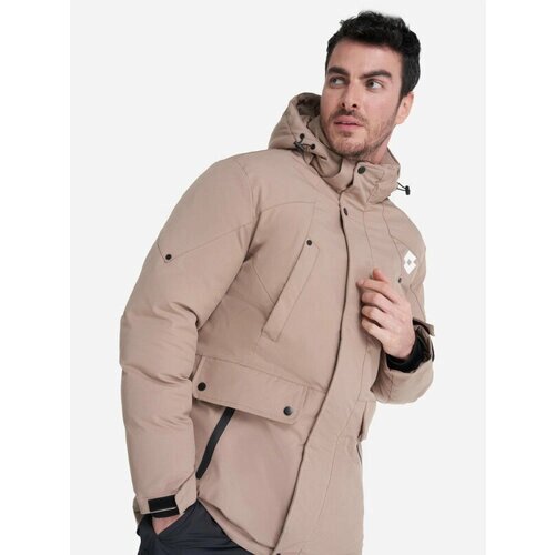 Куртка lotto MEN'S padded jacket, размер 46, коричневый