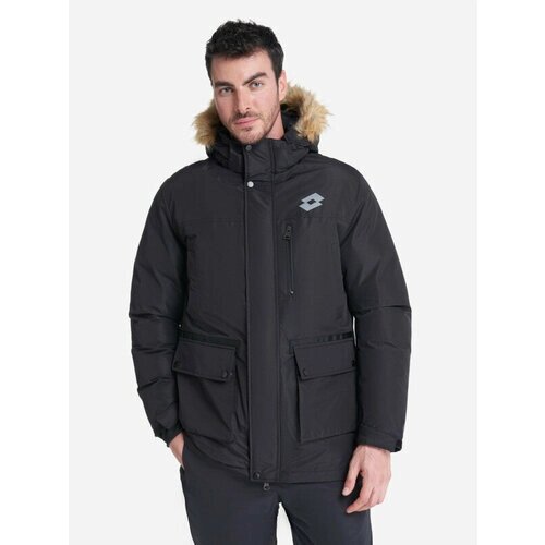 Куртка lotto MEN'S padded jacket, размер 50, черный