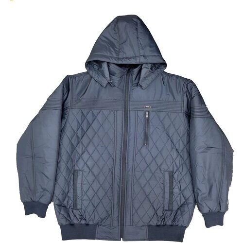 Куртка Olser, демисезон/лето, силуэт прямой, размер 7XL (64), синий