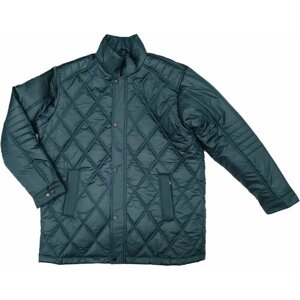Куртка Olser, демисезон/зима, силуэт прямой, размер 10XL (70), зеленый