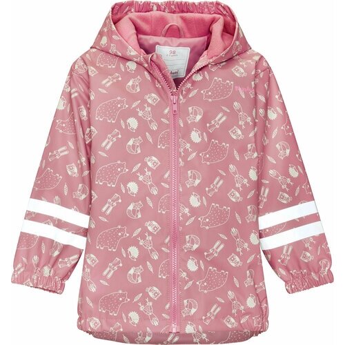 Куртка Playshoes Лесные обитатели, демисезон/зима, размер 116, розовый