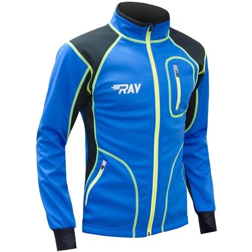 Куртка RAY STAR, размер 46, черный, синий