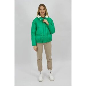 Куртка , размер 44, зеленый