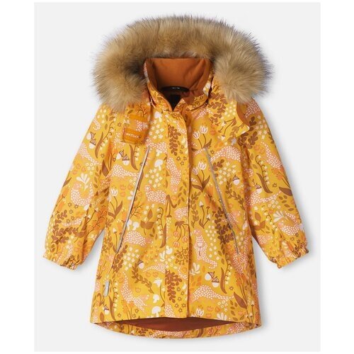 Куртка Reima, размер 110, желтый, горчичный