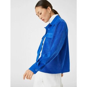 Куртка-рубашка KOTON, размер 38, синий