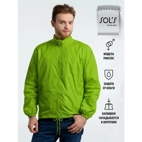 Куртка Sol's, демисезон/лето, размер 3XL, зеленый