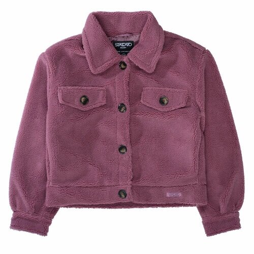 Куртка Staccato, демисезон/зима, средней длины, размер 164, фиолетовый