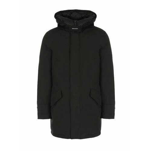 Куртка Woolrich, демисезон/зима, силуэт прямой, размер L, черный