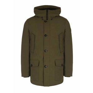Куртка Woolrich, демисезон/зима, силуэт прямой, размер XXL, хаки