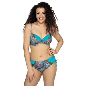 Лиф Ava Lingerie, размер 80D, коричневый, голубой