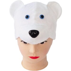Маска Медведь белый (4024 к-18), размер Б/р, цвет мультиколор, бренд Пуговка