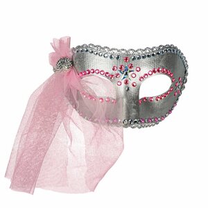 Набор для создания карнавальной маски "Магия масок" Загадочный взгляд (розовый)