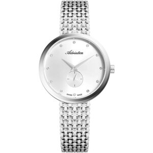 Наручные часы Adriatica Часы наручные Adriatica A3724.5143Q, белый, серебряный