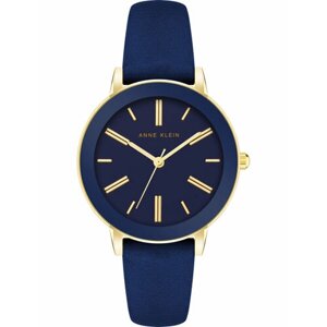 Наручные часы ANNE KLEIN leather 3818GPNV, синий