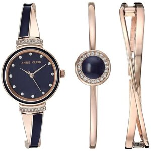 Наручные часы ANNE KLEIN Наручные женские часы Anne Klein AK/3292NVST, синий