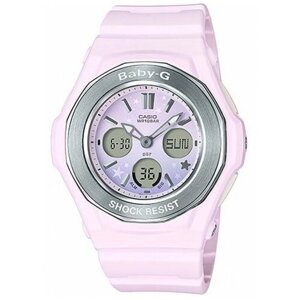 Наручные часы CASIO BGA-100ST-4A, розовый, фиолетовый