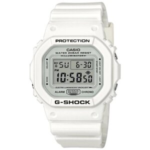 Наручные часы CASIO Часы наручные Casio G-Shock DW-5600MW-7ER, белый