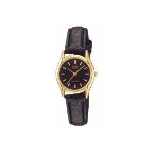 Наручные часы CASIO Collection LTP-1094Q-1A, черный, золотой