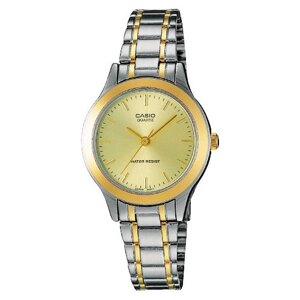 Наручные часы CASIO Collection LTP-1128G-9A, золотой, серебряный