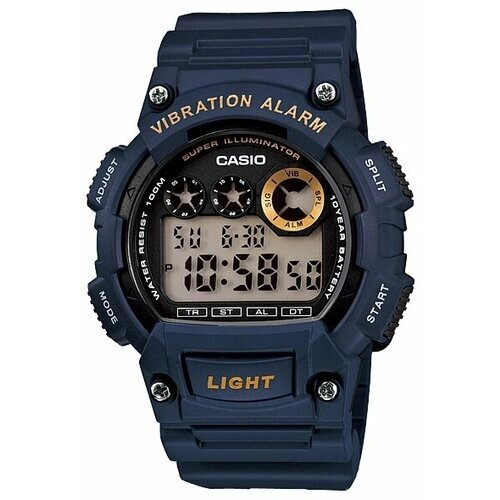 Наручные часы CASIO Collection Men W-735H-2A, синий, серый