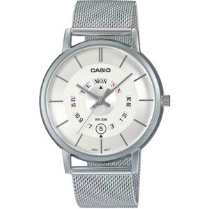 Наручные часы CASIO Collection MTP-B135M-7A, белый, серебряный